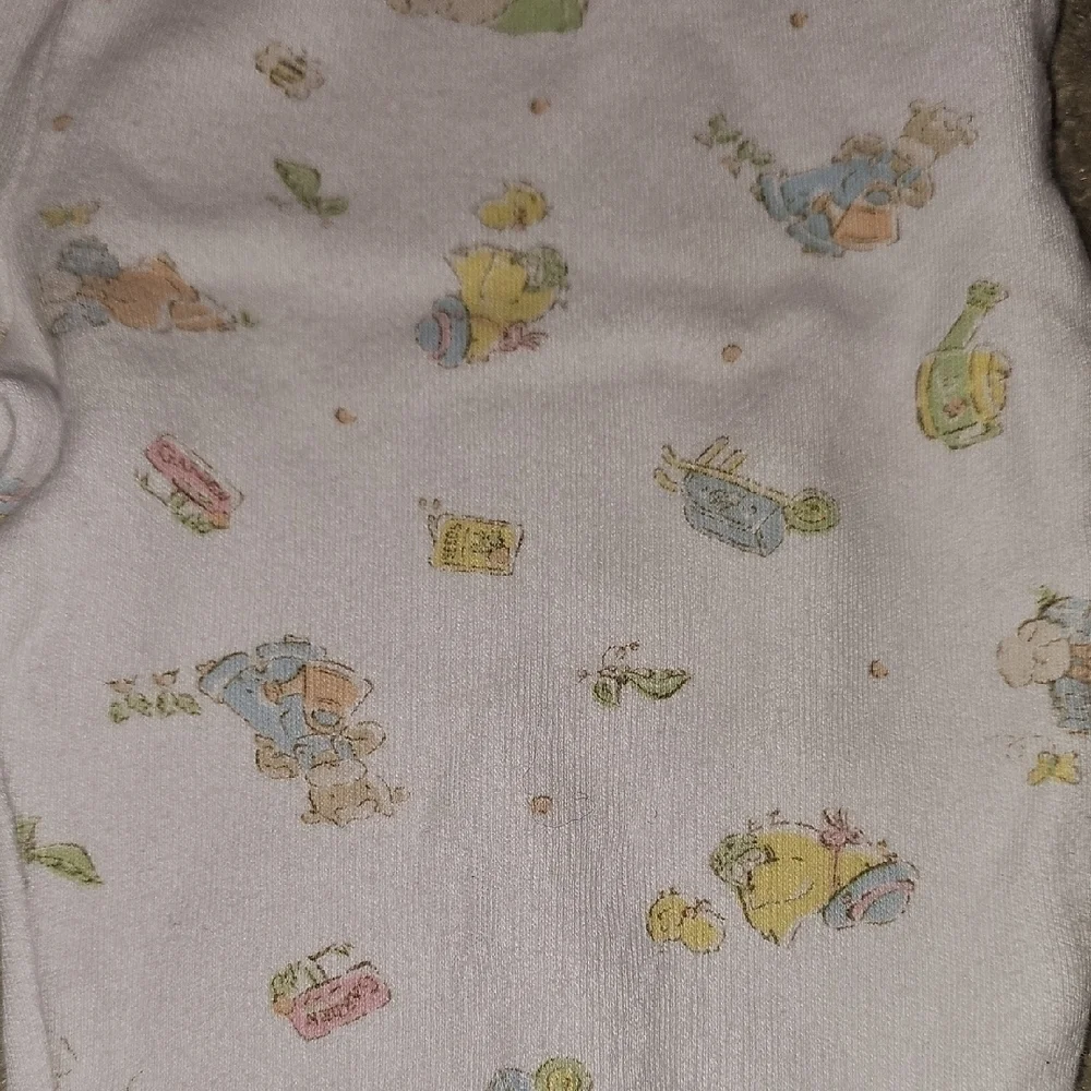 Vintage The Childrens Place Outfit Garden Print